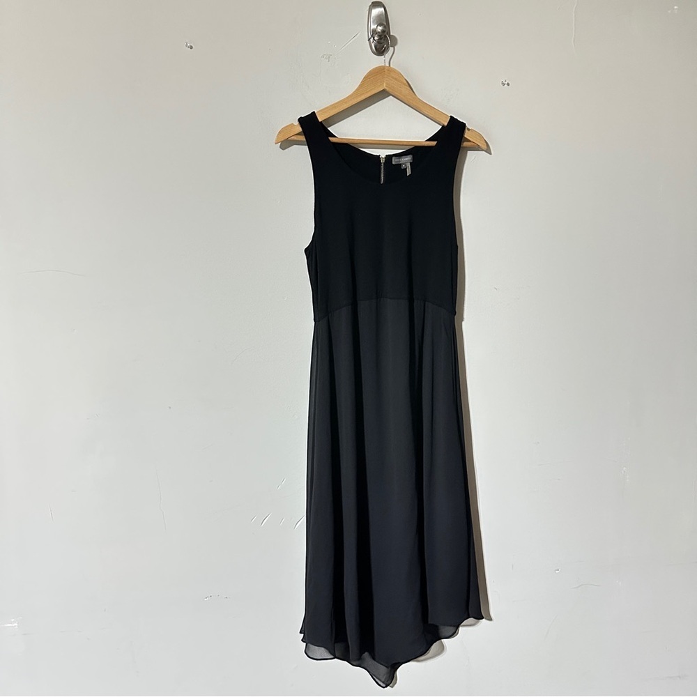👉 Vince Camuto Black Sleeveless Zipper Back Midi Dress – Size M
